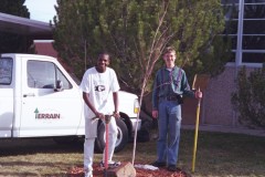 Memorial Tree Planted in Honor of LTC James M Foster, SY 2000-2001