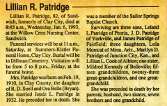 Obituary-Patridge-Lillian-R