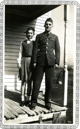  Helen Marie (Bricker) Smith (1924-196) and her brother Kenneth Ray Bricker (1917-1943) 