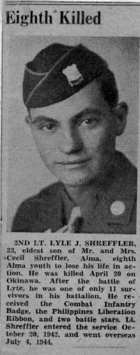 Lyle James Shreffler (1921-1945)