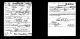 Military Draft Registration Index Card, World War I, House, Benjamin
