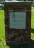 Entrance, Scotland Cemetery, Scotland, Indiana