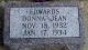 Edwards, Donna Jean (I27803)