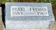 Headstone, Fryman, Pearl