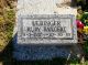 Headstone, Uebinger, Ruby Bangert