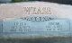 Headstone, Wease, Della and Oscar