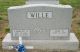 Headstone, Wille, Charles A. and Lois N.