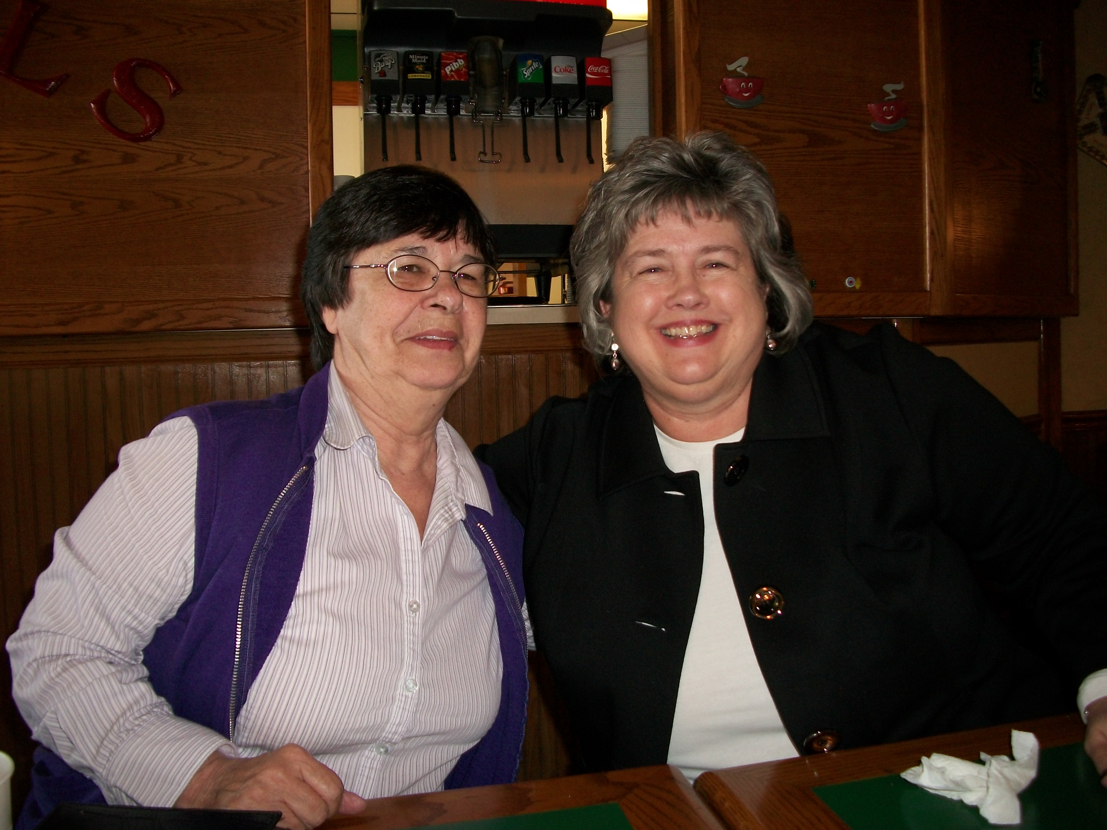 Leona McDowell Schofield and Joyce Nix