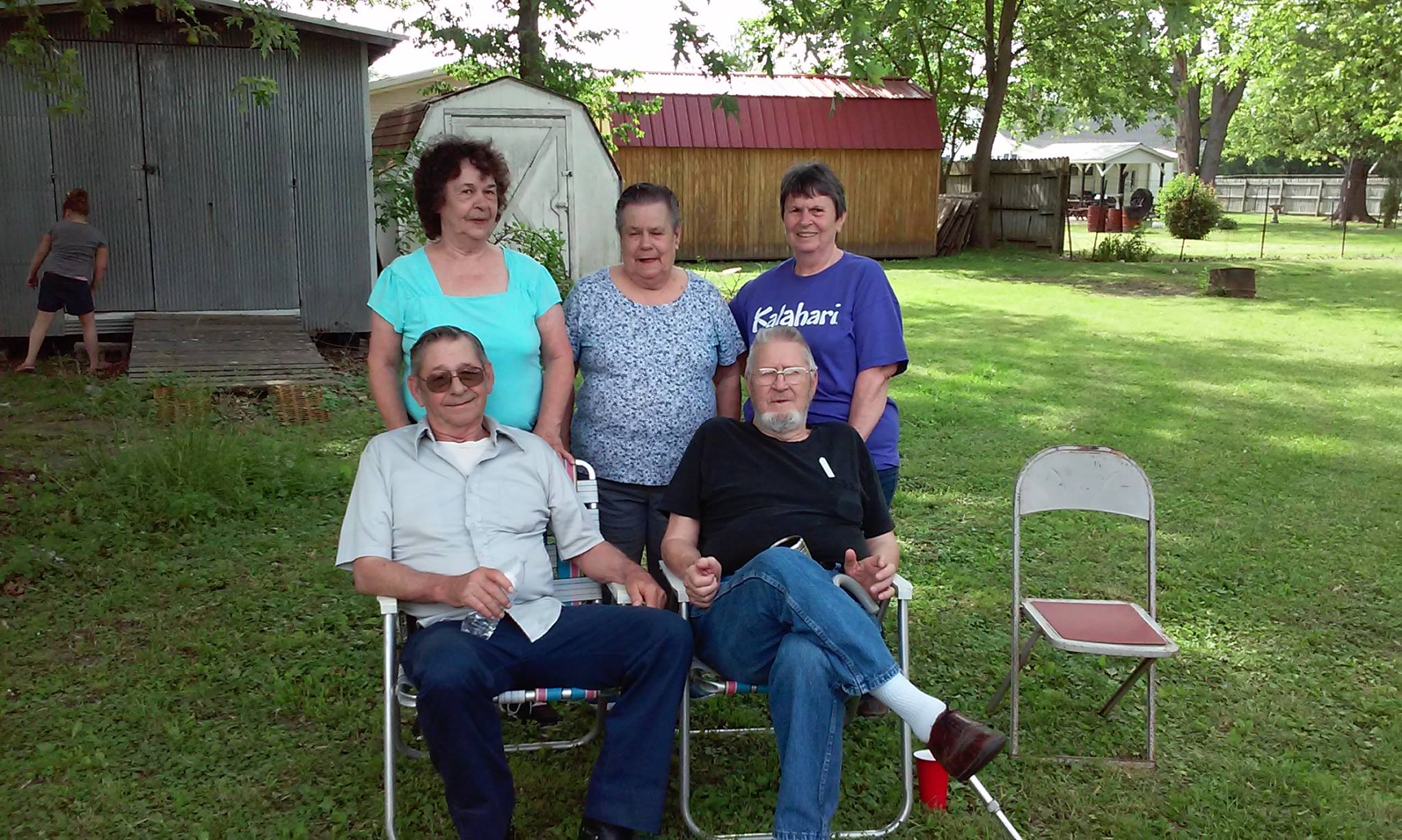 Ron McDowell, Glenn McDowell, Leona Mae Schofield, Barb House, and Nella Dilley