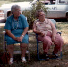 Aunt Margaret McDowell and Mom