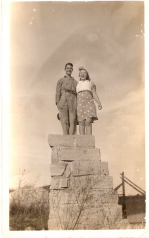 Billy Cannon and his sister Helen