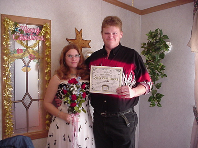 Cathy and Michael McPherson, wedding photo