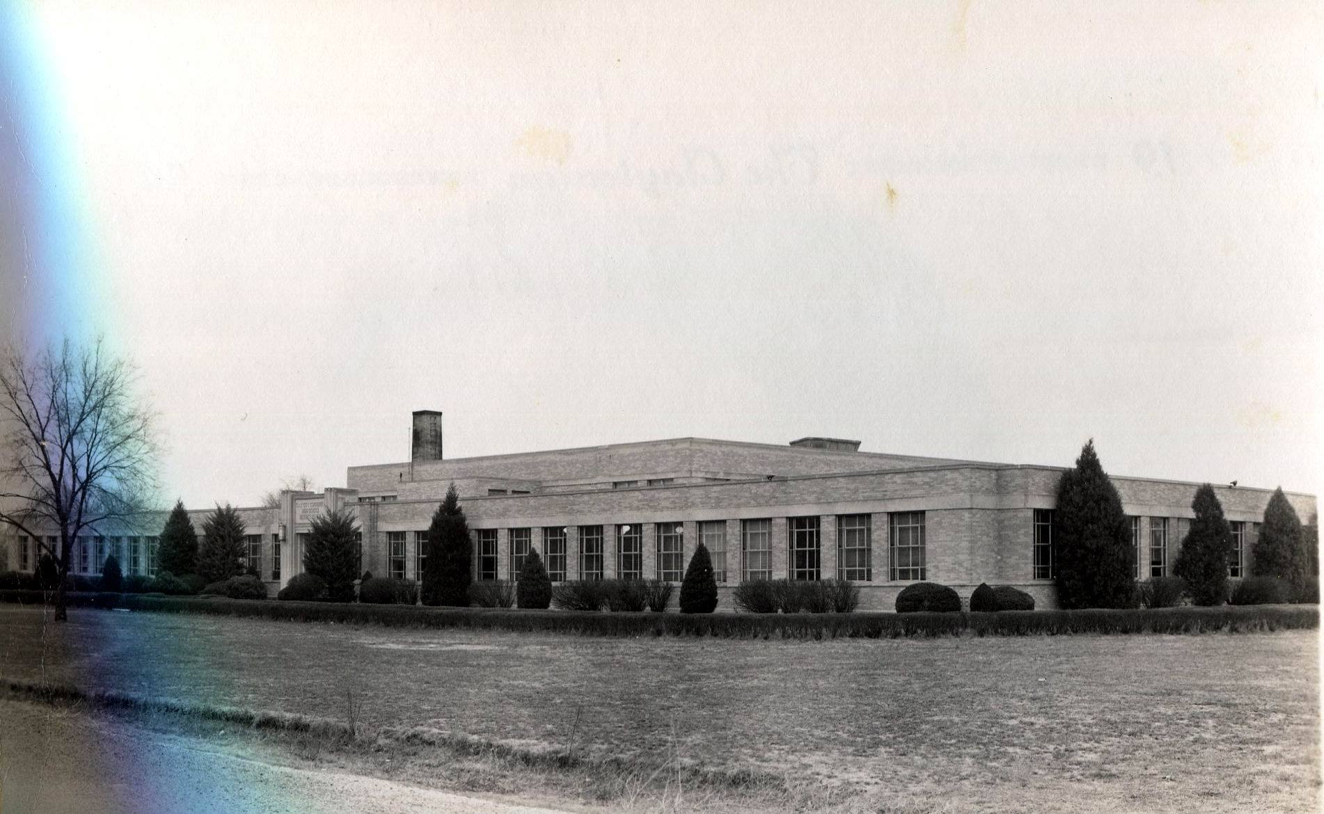 Clay City High School in the 1950's