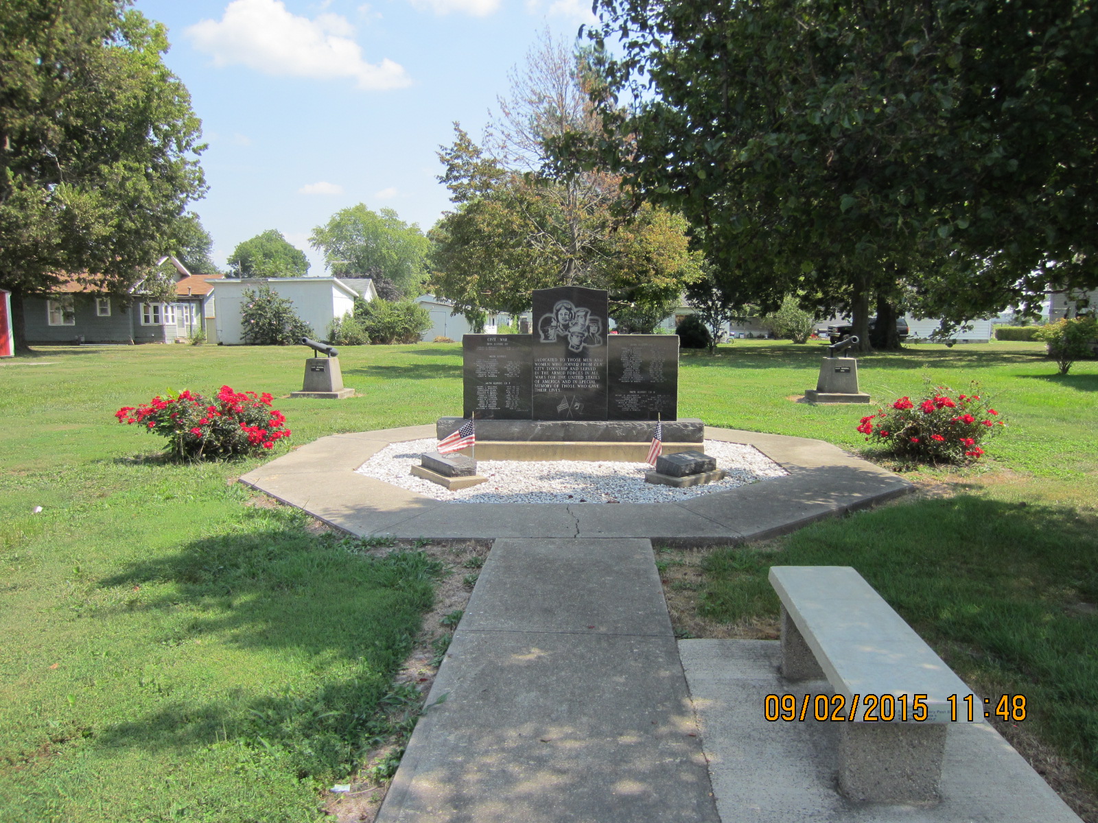 Clay City Veterans Memorial, Mills Park, Clay City, Illinois