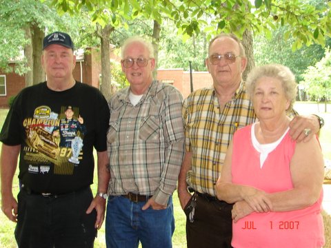 Dale, Neal, Jerry, and Barbara, Hunley 