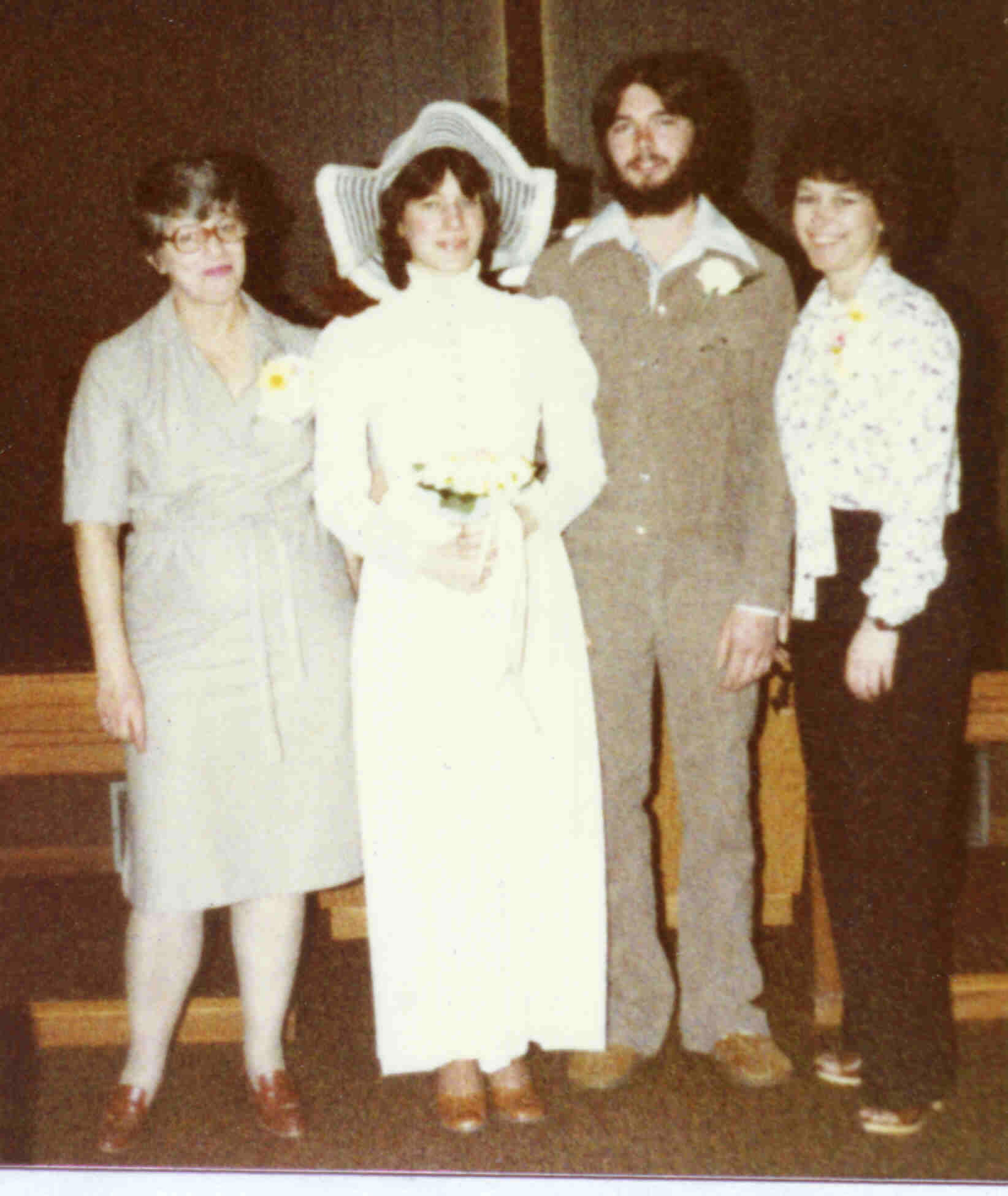 June Luck, Dave and Debbie Bell, and Hazel Bell