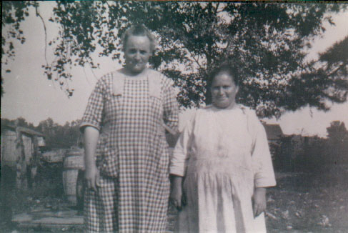 Della Louise (Yauch) Wease and Martha Alice (Bugg) McDowell