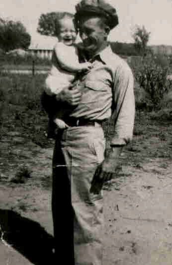 Floyd Luke holding Steve Luke