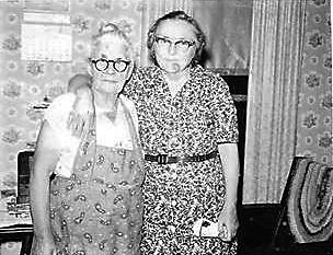 Frances Katherine (Frock) Bricker and Mary E. (Pettyjohn) Bricker