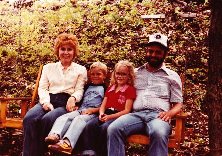 Rebecca, Nathan, Erica, and Walter Frock