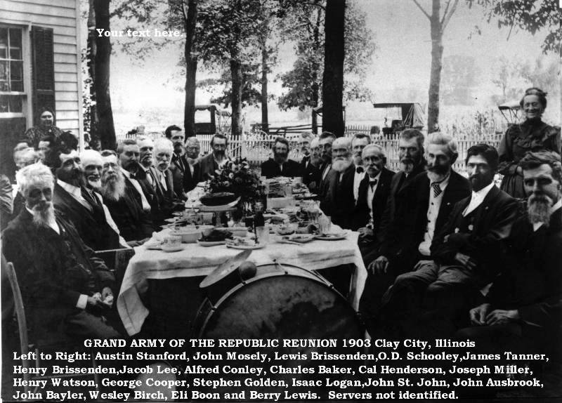 Grand Army of the Republic Reunion, 1903, Clay City, Illinois