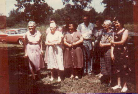 Grandma Mason's kids taken at Mom and Dad's