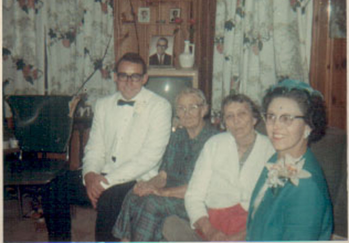 Larry Ashbrook, Nella Mason, Sylvia Ashbrook, Florence Eakins, 1967