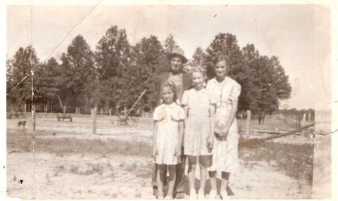 Charlene, Alice June, Charlie, and Florence McDowell