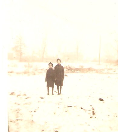 Alice June Mitchell, age 9 and Charlene McDowell, age 5