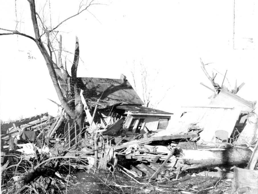 Tornado Aftermath, Dec 18, 1957