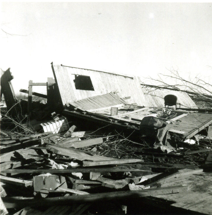 Tornado Aftermath, Dec 18, 1957