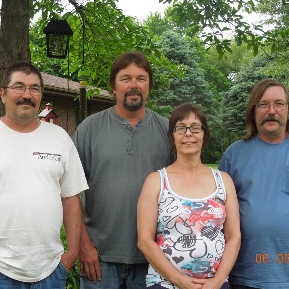 Rick, Dave, Rhonda, and Greg Bell (Bell Reunion 2014)