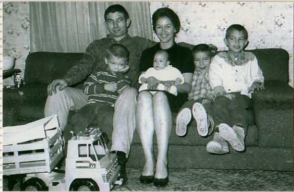 Ron and Hazel Bell Family, 1965