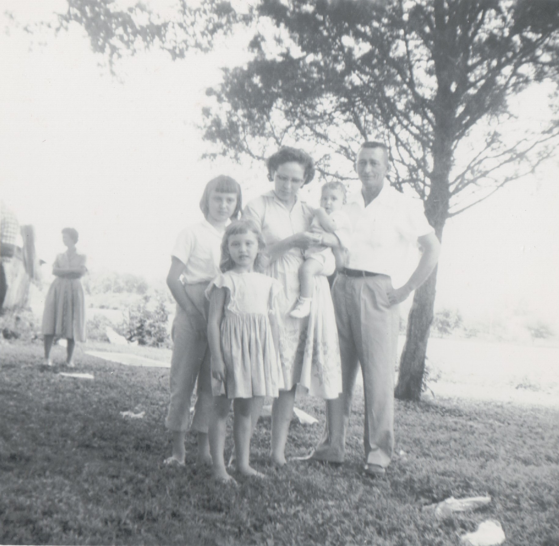 Carla, Dee Ann, Bessie, Charles, and Floyd Luke