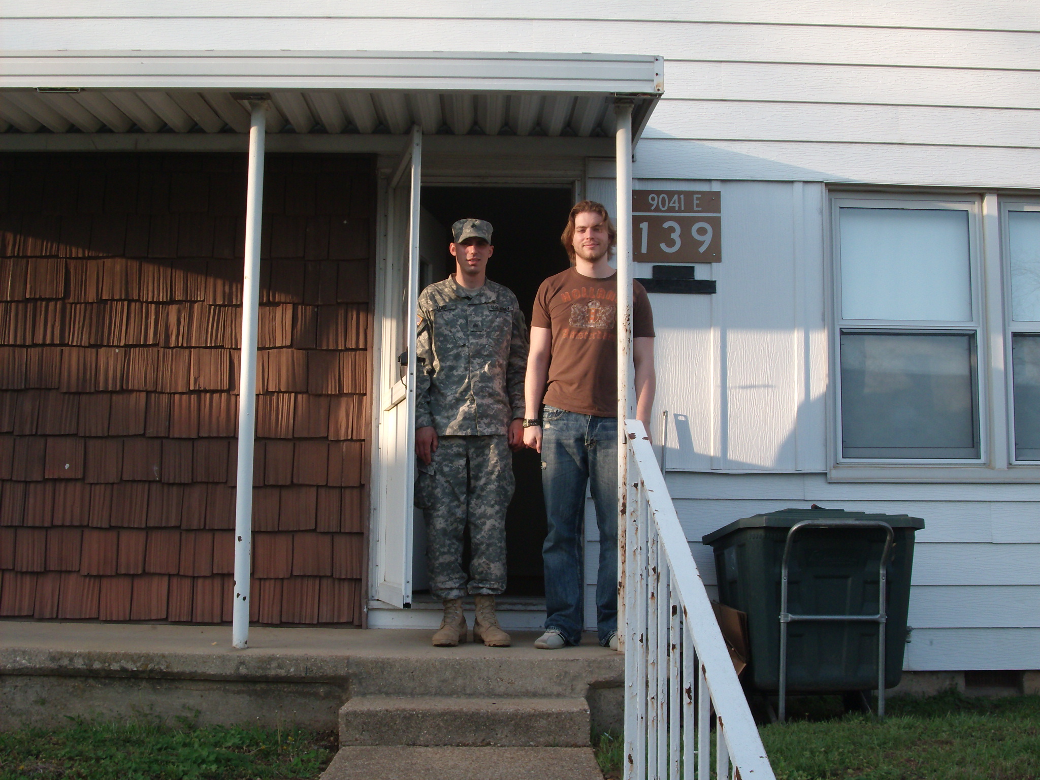 Sgt. Matthew M. Luke and his brother John Luke 