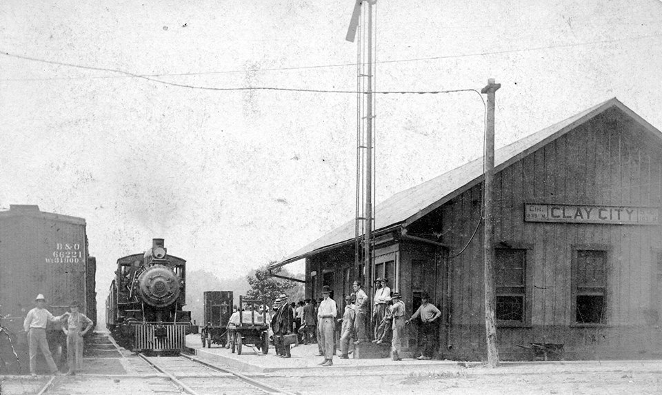 Clay City, Illinois Train Depot