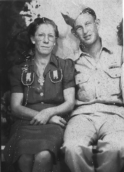 Mary Ella (Goley) Simpson and her son Bennie Wayne Simpson