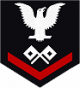 Signalman 3rd Class (SM3c), US Navy (WWII) (Seaman Branch) (Right Sleeve)